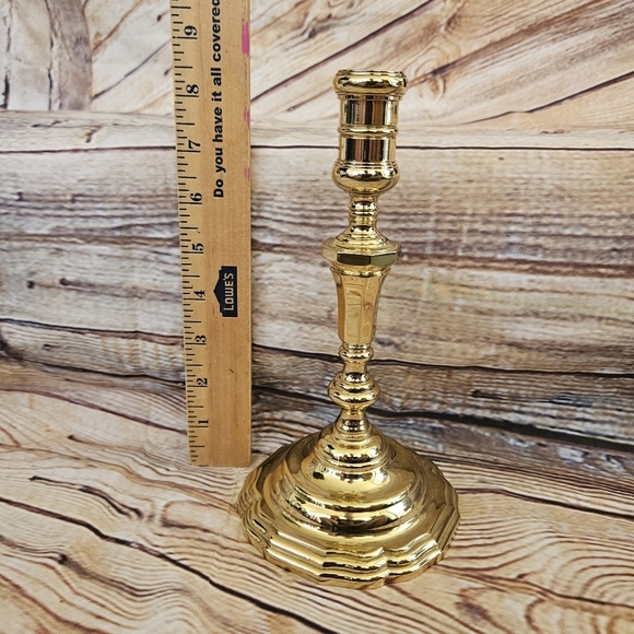 Baldwin Brass Candlestick 9.5"‎ - Picture 2 of 4